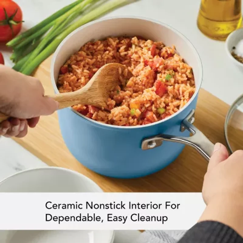 KitchenAid Ceramic 3-qt. Covered Sauce Pan