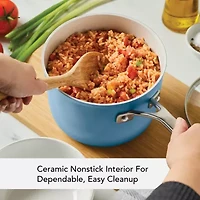 KitchenAid Ceramic 3-qt. Covered Sauce Pan
