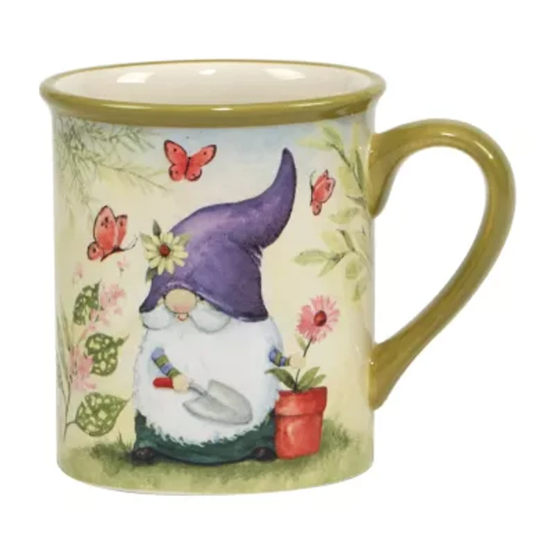 Certified International Garden Gnomes 4-pc. Coffee Mug