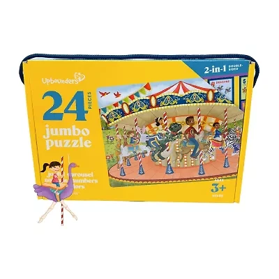 Upbounders Joyful Carousel 24pc 2-Sided Jumbo Puzzle