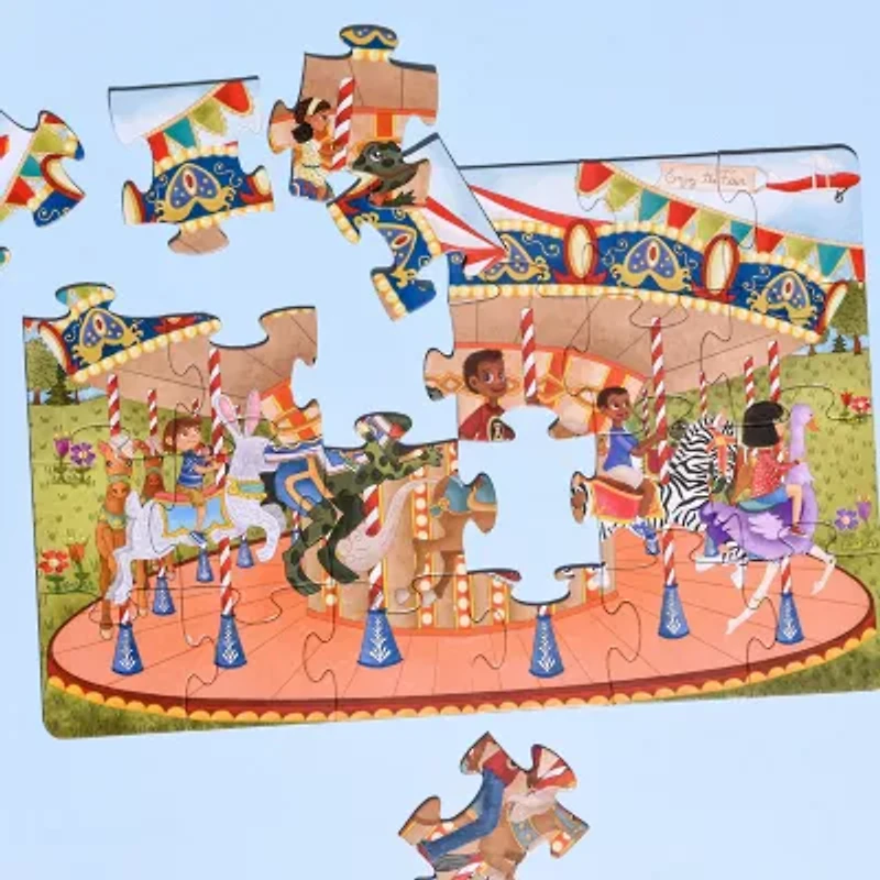 Upbounders Joyful Carousel 24pc 2-Sided Jumbo Puzzle