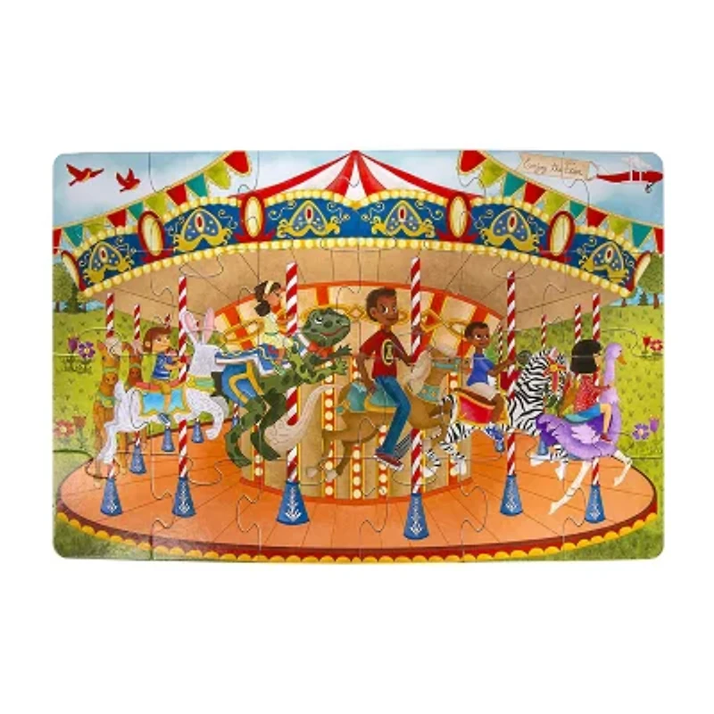 Upbounders Joyful Carousel 24pc 2-Sided Jumbo Puzzle