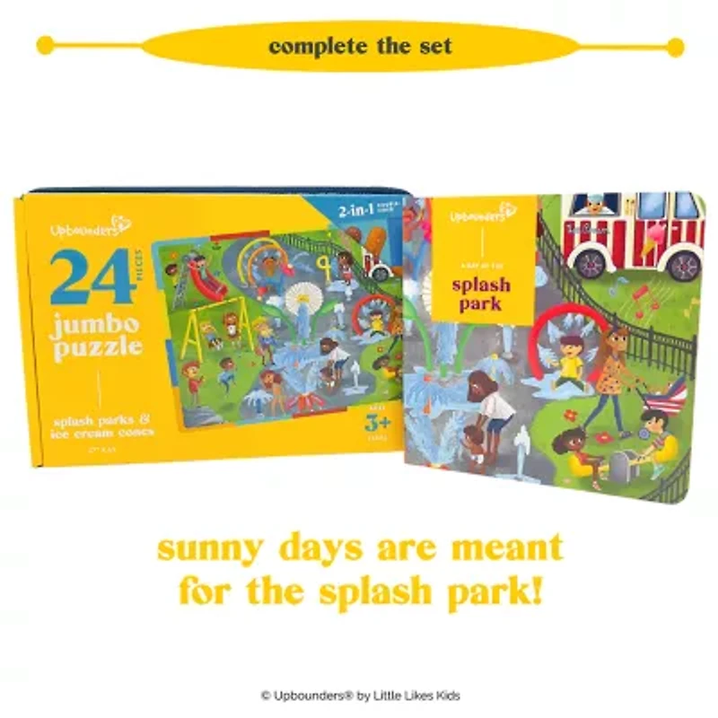 Upbounders Splash Park 24pc 2-Sided Jumbo Puzzle