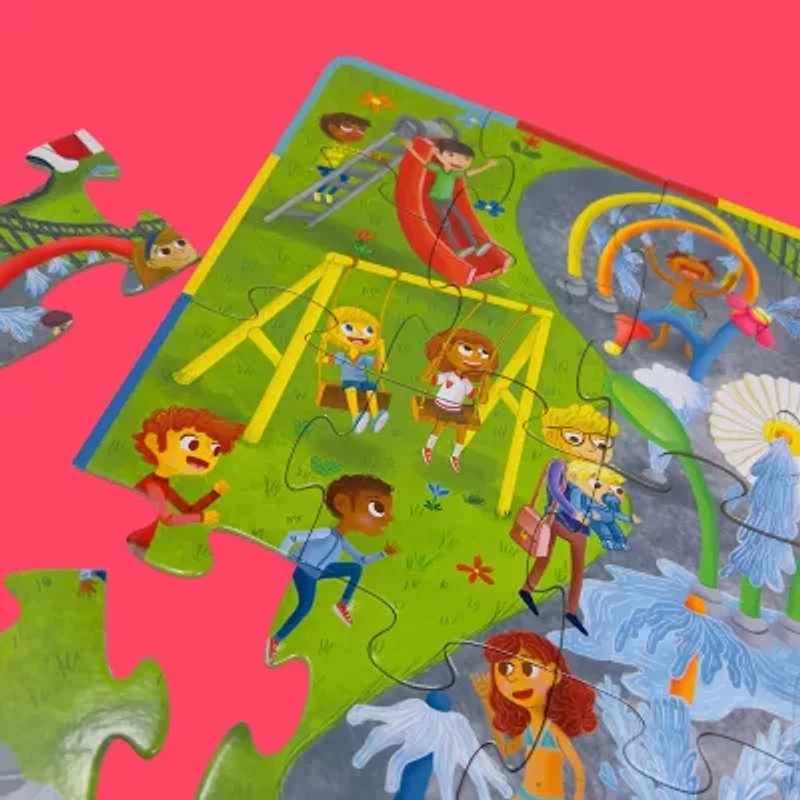 Upbounders Splash Park 24pc 2-Sided Jumbo Puzzle