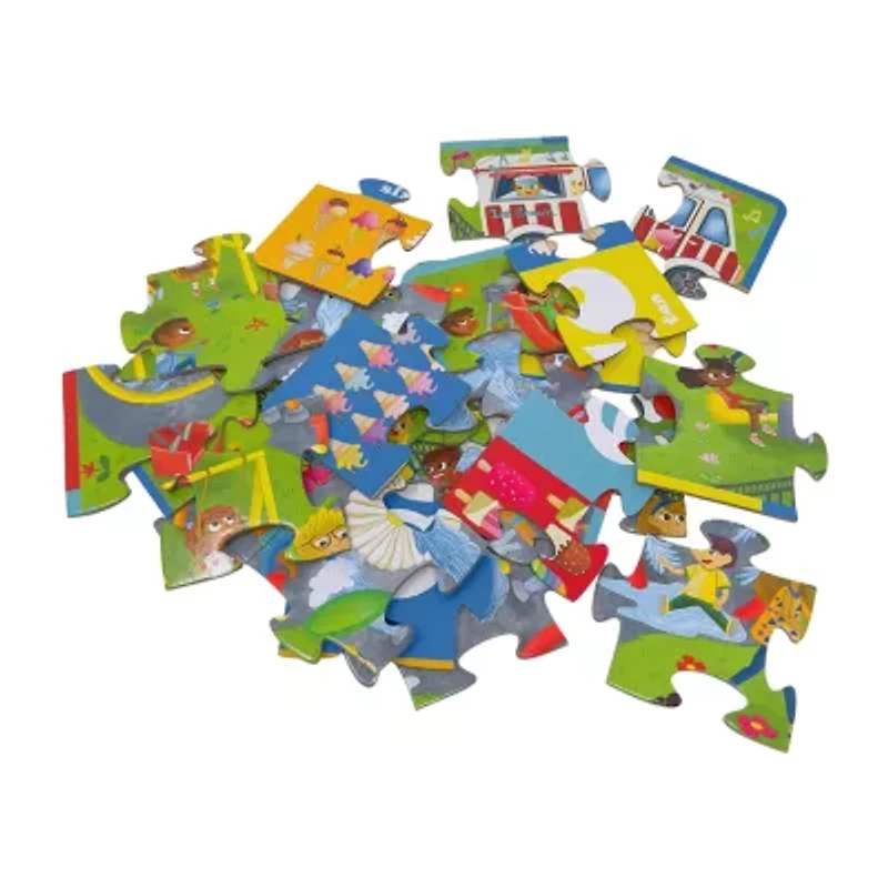 Upbounders Splash Park 24pc 2-Sided Jumbo Puzzle