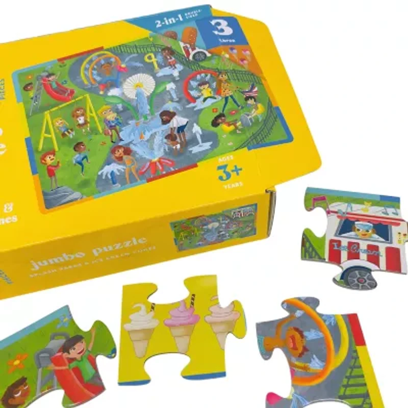 Upbounders Splash Park 24pc 2-Sided Jumbo Puzzle