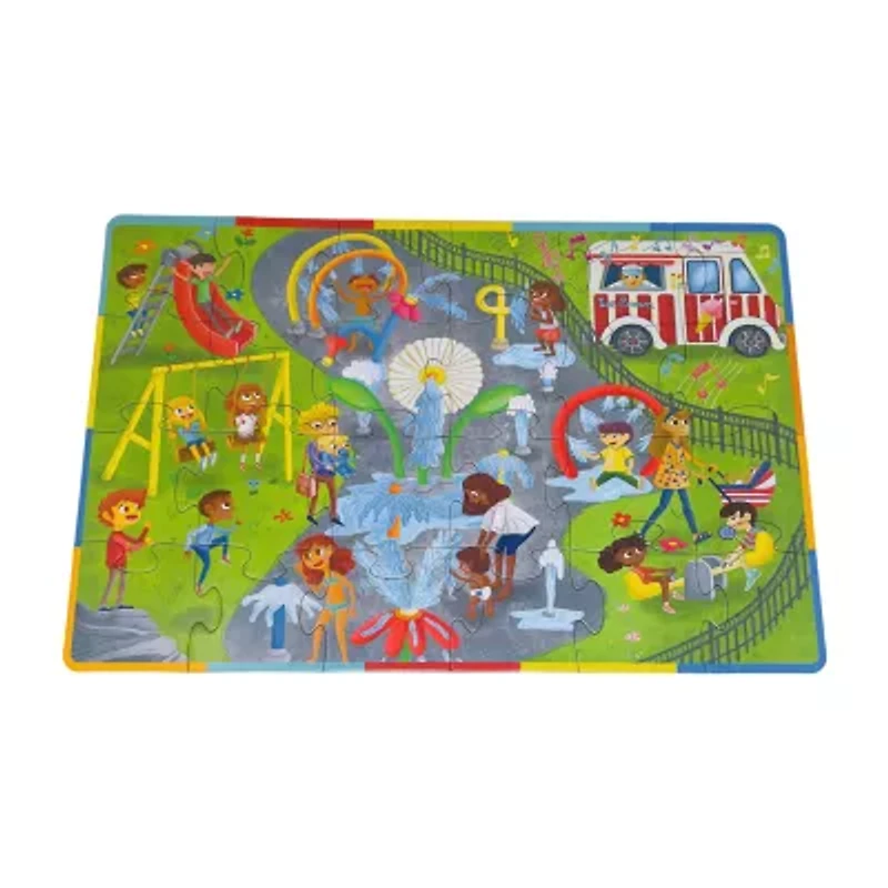Upbounders Splash Park 24pc 2-Sided Jumbo Puzzle