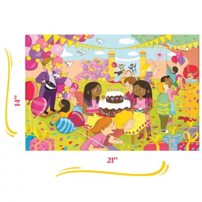 Upbounders Birthday Balloons 48 Pc Jumbo Puzzle