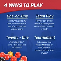 Zobmondo Gohoops Basketball Dice Game Travel Game