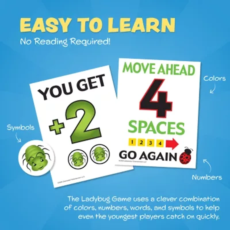 Zobmondo The Ladybug Board Game Board Game