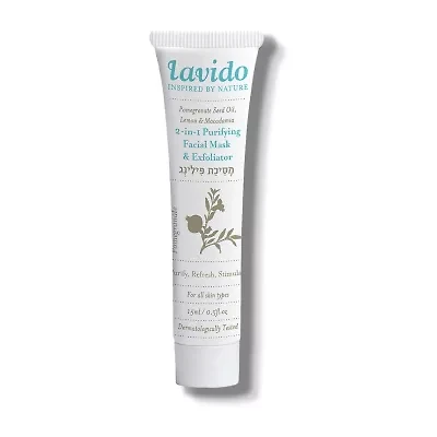 Lavido Two In One Purifying Mask And Exfoliator Travel Size 15ml