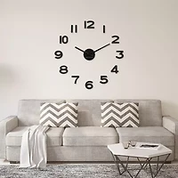 Westclox 20" Floating Numbers Wall Clock