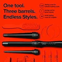 Paul Mitchell Pro Tools Express Ion Unclipped 3-In-1 Curling Iron