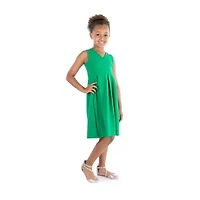 24sevenkid Big Kid Girls Sleeveless Fit + Flare Dress