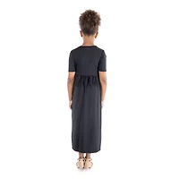 24sevenkid Big Kid Girls Short Sleeve A-Line Dress