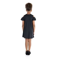 24sevenkid Big Kid Girls Short Sleeve A-Line Dress