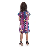 24sevenkid Big Kid Girls Short Sleeve A-Line Dress