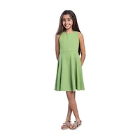 24sevenkid Big Kid Girls Sleeveless Fit + Flare Dress