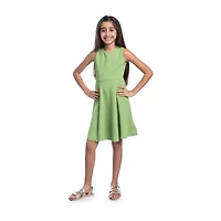 24sevenkid Big Kid Girls Sleeveless Fit + Flare Dress