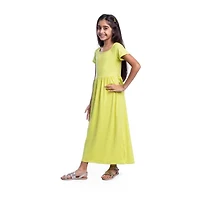24sevenkid Big Kid Girls Short Sleeve Maxi Dress