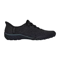 Skechers Hands Free Slip-Ins Breathe-Easy Knitty Waves Womens Bike Closed Toe Slip-On Shoe