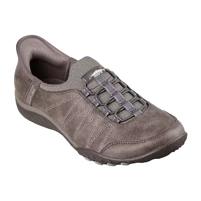 Skechers Hands Free Slip-Ins Breathe-Easy Home-Body Womens Almond Closed Toe Slip-On Shoe