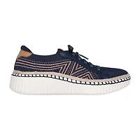 Skechers Wilshire Blvd Bellevue Womens Almond Closed Toe Slip-On Shoe