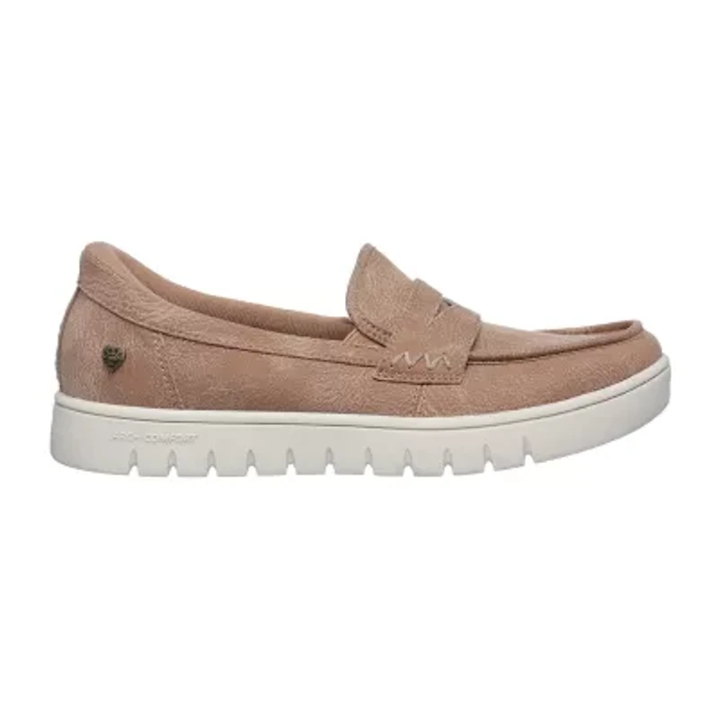 Skechers Bobs Hands Free Slip-Ins Arch Comfort  Sunfest Womens Moc Closed Toe Slip-On Shoe