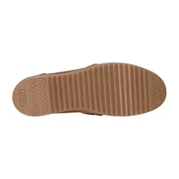 Skechers Bobs Flexpadrille Lo Too Sleek Womens Almond Closed Toe Slip-On Shoe