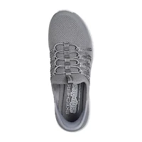 Skechers Womens Virtue Stunner Hands Free Slip-Ins Slip-On Walking Shoes