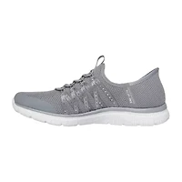 Skechers Womens Virtue Stunner Hands Free Slip-Ins Slip-On Walking Shoes