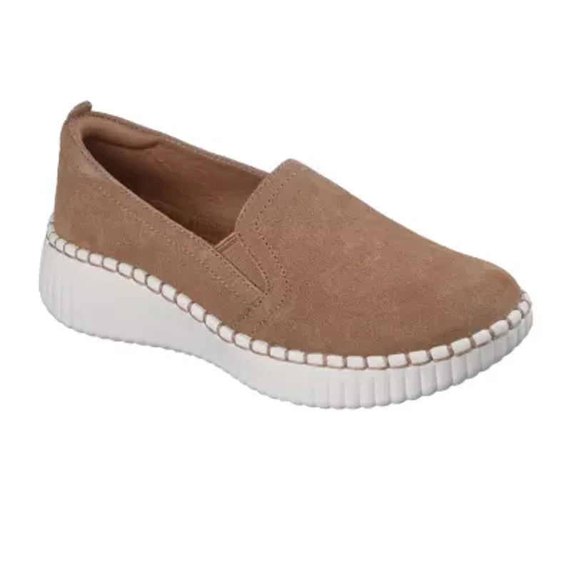 Skechers Wilshire Blvd Womens Round Closed Toe Slip-On Shoe