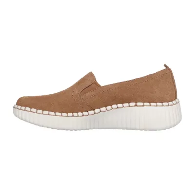 Skechers Wilshire Blvd Womens Round Closed Toe Slip-On Shoe