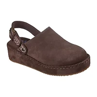 Skechers Bobs Rosey Rise Casual Womens Almond Closed Toe Clogs