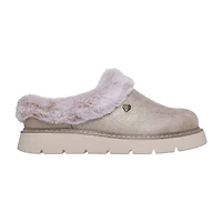 Skechers Bobs Keepsakes Lite Luxe Lifts Womens Memory Foam Slip-On Slippers
