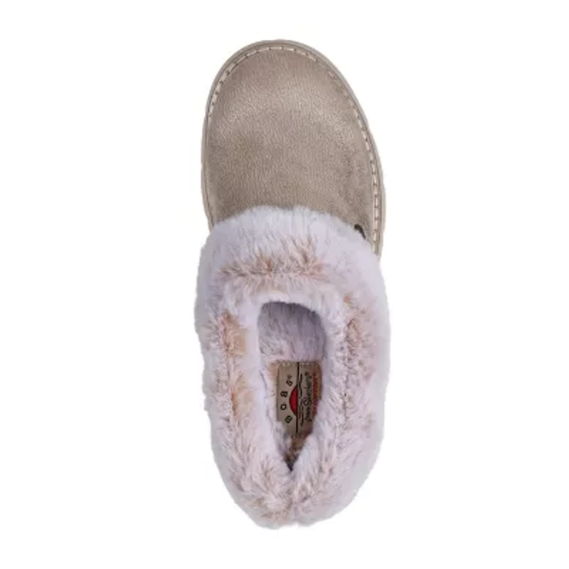 Skechers Bobs Keepsakes Lite Luxe Lifts Womens Memory Foam Slip-On Slippers