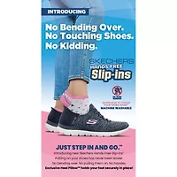 Skechers Hands Free Slip-Ins Virtue Stunner Womens Slip-On Walking Shoes