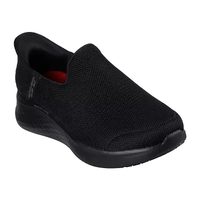 Skechers Hands Free Slip-Ins Skech-Lite Pro Floom Womens Moc Closed Toe Work Shoes