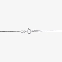 (G/Si2) Womens 1/2 CT. T.W. Lab Grown White Diamond 10K Gold Sunburst 18 Inch Pendant Necklace