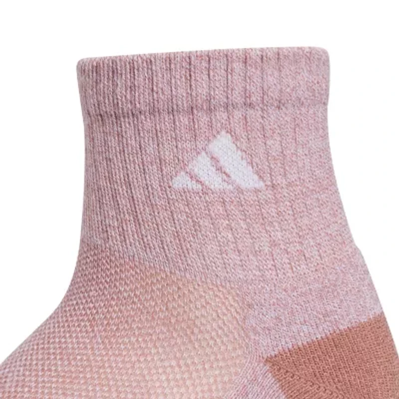 adidas Big Kid Girls 6 Pair Quarter Ankle Socks