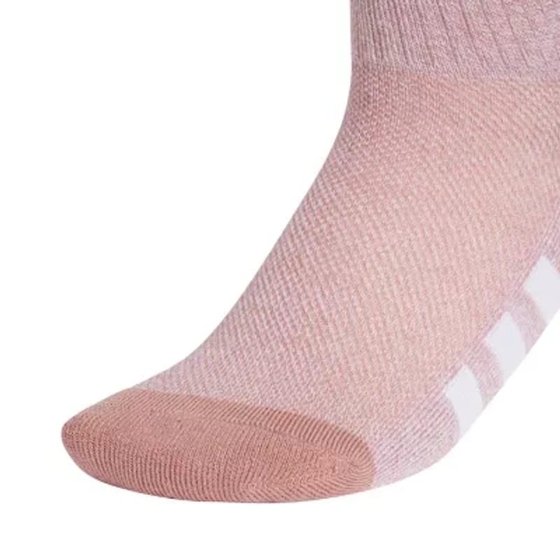 adidas Big Kid Girls 6 Pair Quarter Ankle Socks