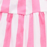 Okie Dokie Baby Girls Striped 2-pc. Dress Set