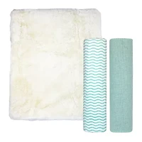 3 Stories Trading Company 3-pc. Baby Blanket