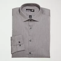 J. Ferrar Ultra Comfort Mens Slim Fit Easy Care Stretch Fabric Long Sleeve Dress Shirt