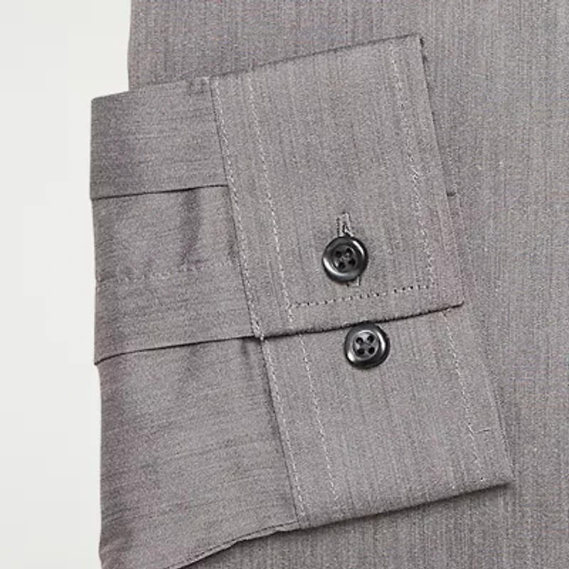 J. Ferrar Ultra Comfort Mens Slim Fit Easy Care Stretch Fabric Long Sleeve Dress Shirt