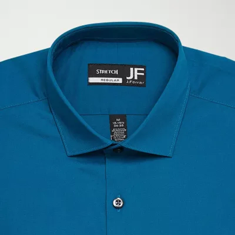 J. Ferrar Ultra Comfort Mens Slim Fit Easy Care Stretch Fabric Long Sleeve Dress Shirt
