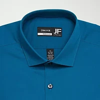 J. Ferrar Ultra Comfort Mens Slim Fit Easy Care Stretch Fabric Long Sleeve Dress Shirt