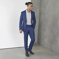 J. Ferrar Ultra Comfort Mens Super Slim Fit Flat Front Suit Pant