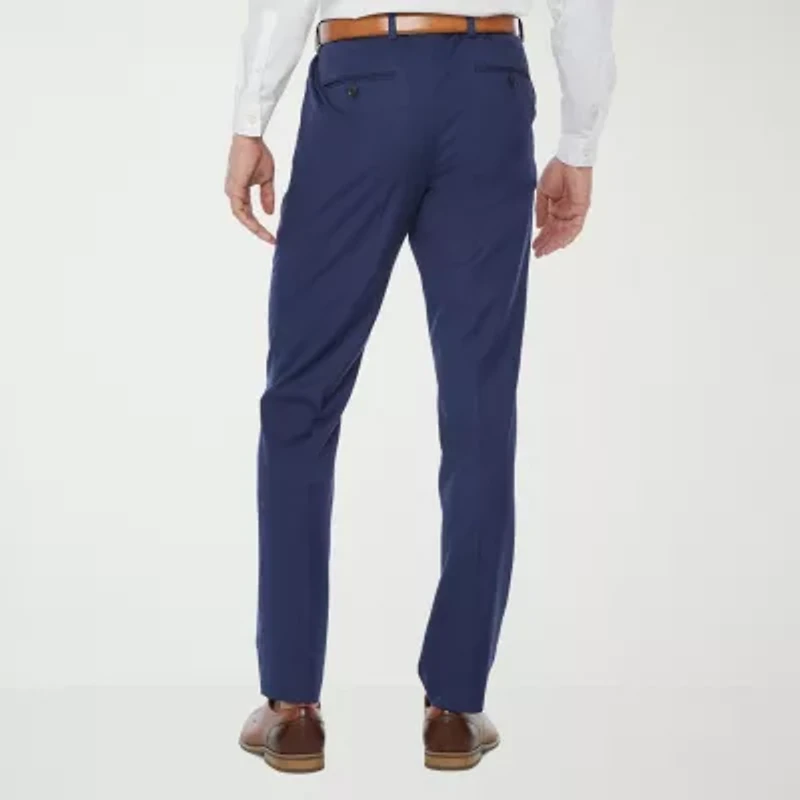J. Ferrar Ultra Comfort Mens Super Slim Fit Flat Front Suit Pant