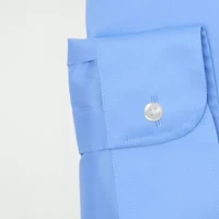 Stafford Smart Tech Mens Big & Tall Regular Fit Easy-on + Easy-off Adaptive Stretch Fabric Wrinkle Free Long Sleeve Dress Shirt